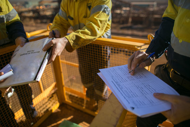 Crew reviews phase 1 site environmental assessments